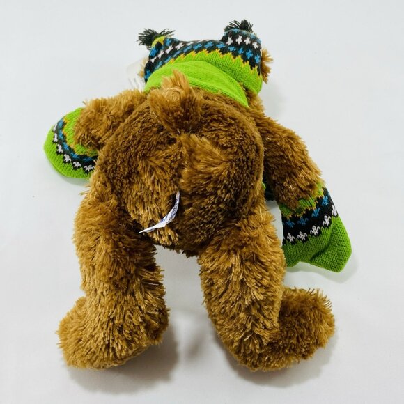 Mary Meyer Winter Bear Plush Toy Stage Stores Bealls Retired Outfit Scarf Gloves - Picture 6 of 12